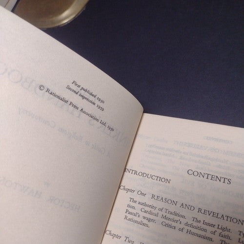 The Thinker's Handbook by Hector Hawton -Paperback -1959 -Second Impression
