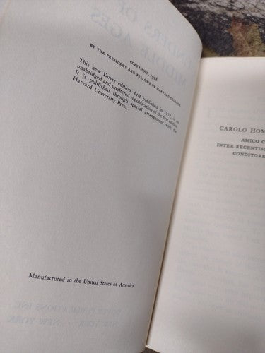 Founders of the Middle Ages by E. R. Rand -1957 -Paperback -New Dover Edition