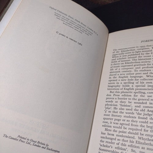 The Autobiography of Thomas Wythorne -Hardcover -1962 -Modern Spelling Edition