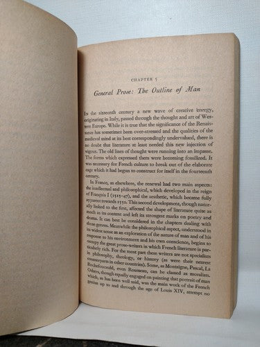 A Short History Of French Literature By Geoffrey Brereton -1965 reprint -PB