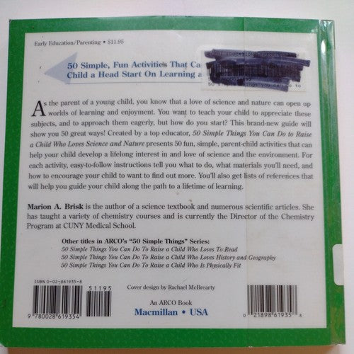50 Simple Things : Science by Marion A. Brisk (1997, paperback