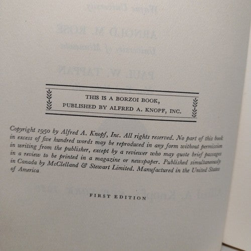 Social Problems by Francis Merrill –1950 -HCnoDJ -1st Edition -Sociology
