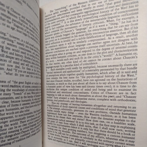 Beyond Canterbury : Chaucer, Humanism, and Literature by Raymond Tripp -1977 -HC