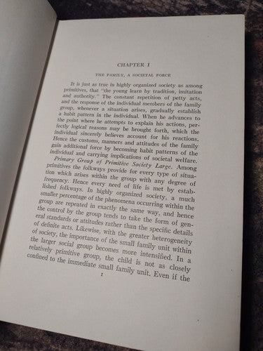 Family Adjustment and Social Change by Manuel Elmer -Hardcover -1932 -Sociology