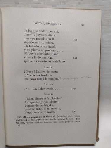Marcela O¿ A Cuál De Los Tres? Bretón De Los Herreros, Manuel Herreros -1922 HC