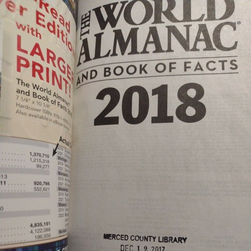 World Almanac and Book of Facts Ser.: The World Almanac and Book of Facts 2018 …