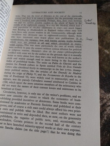 A Literary History Of Spain: The Eighteenth Century Nigel Glendinning