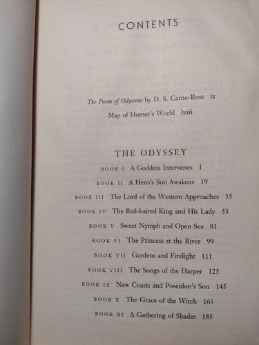 The Odyssey By Homer -2000 -PB -5th Print -Farrar Straus Giroux