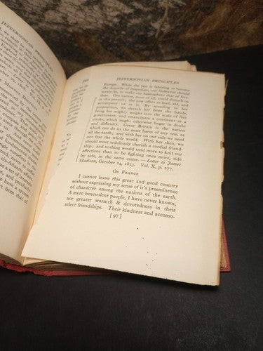 Jeffersonian Principles and Hamiltonian Principles by James Truslow Adams -1932