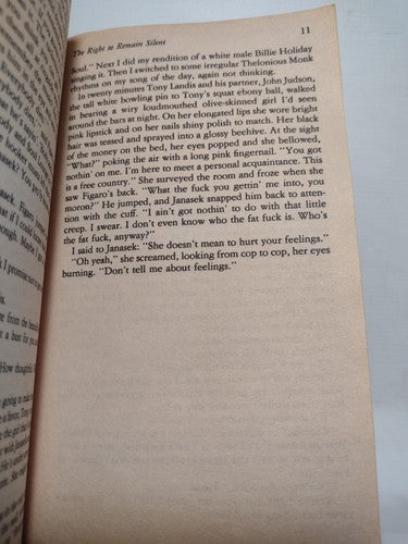 The Right to Remain Silent by Charles Brandt -1989 -Mass Market PB -Crime/Thrill