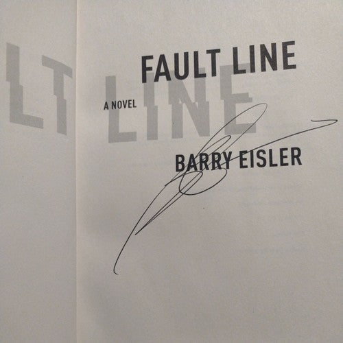 Fault Line by Barry Eisler -2009 -Hardcover -Signed by Author -First Edition