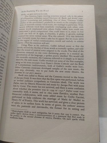 The Splendid Art of Opera: A Concise History by Ethan Mordden -1980 -HCwDJ -1st