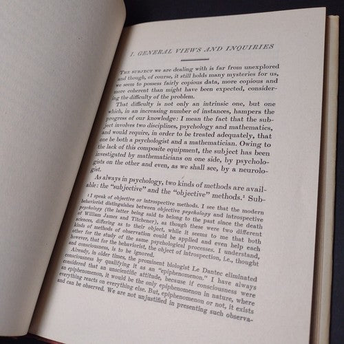 The Psychology of Invention In The Mathematical Field by Jacques Hadamard -1945