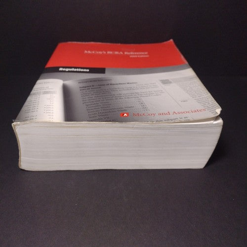 McCoy's RCRA Reference 2009 Edition -Softcover Reference Book