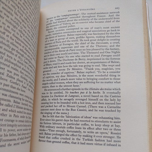 Prometheus The Life of Balzac Andre Maurois Hardcover Dust Jacket First Edition