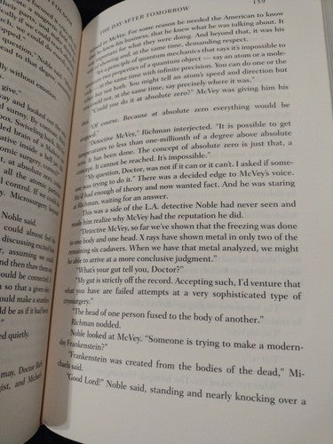 The Day after Tomorrow by Allan Folsom (1994, Hardcover) wDJ first Edition