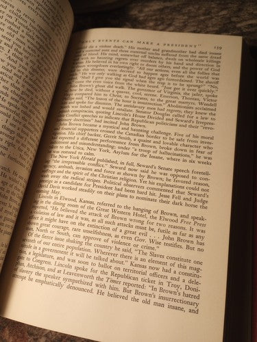 ABRAHAM LINCOLN: BY CARL SANDBURG(1954) Prairie Years And War Years