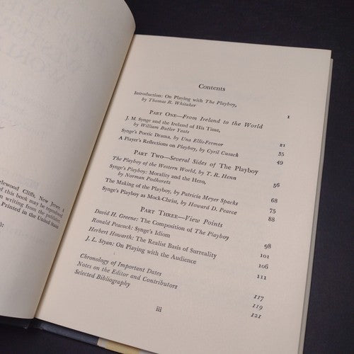Twentieth Century Interpretations of The Playboy of the Western World, Whitaker