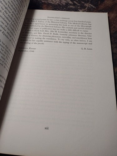 MIT PRESS: The Epitome of Andreas Vesalius by L.R. Lind -1969 Vintage Paperback
