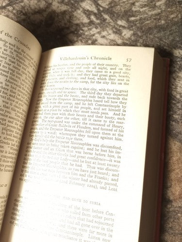 MEMOIRS OF THE CRUSADES EVERYMAN'S LIBRARY #333 By Geoffroi De & Jean