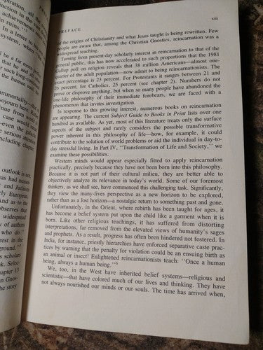 REINCARNATION: A New Horizon in Science by Sylvia Cranston -1984 -1st Ed -HCwDJ.