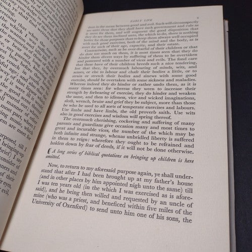 The Autobiography of Thomas Wythorne -Hardcover -1962 -Modern Spelling Edition