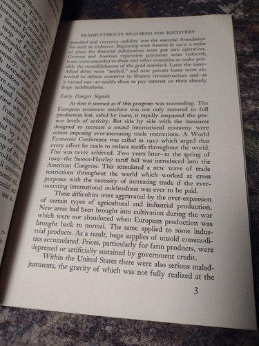 Public Affairs Pamphlets No. 11 1937: Readjustments Required for Recovery