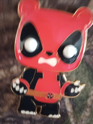 Marvel 3 Inch Funko POP Pin | Panda Deadpool Official Licensed Used