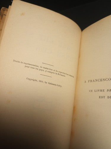 Forse che si Forse che no by Gabriele D'annunzio 1910 Paris Calmman-Levy
