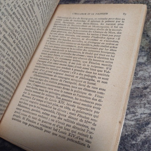 Knowledge of the Letters: Fenelon The Man and the Work by Ely Carcassonne -1946