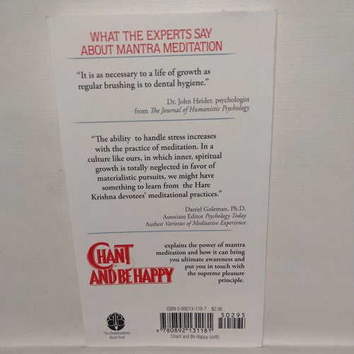 Contemporary Vedic Library: Chant and Be Happy : The Power of Mantra Meditation