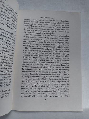 Aristotle On The Art Of Fiction: English Translation Of The Poetics, L. J. Potts