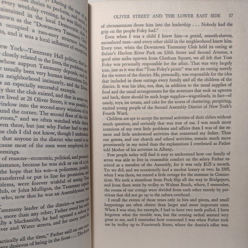 The Happy Warrior: The Story of My Father Alfred Smith by Emily Warner 1956 HC