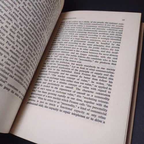 The Tower and the Abyss By Erich Kahler -1st Hardcover Edition -Braziller -1957