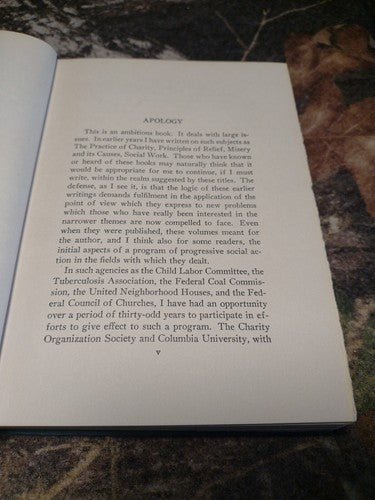 Progressive Social Action by Edward Devine -Hardcover w/DJ -1933 -Political Sci