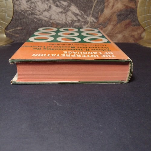 The Interpretation of Language Volume 2 by Theodore Thass-Thienemann -1973 -HCDJ