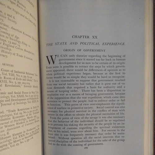 An Introduction to Sociology Ernest R. Groves 1932 Hardcover  Rev 1st Printing