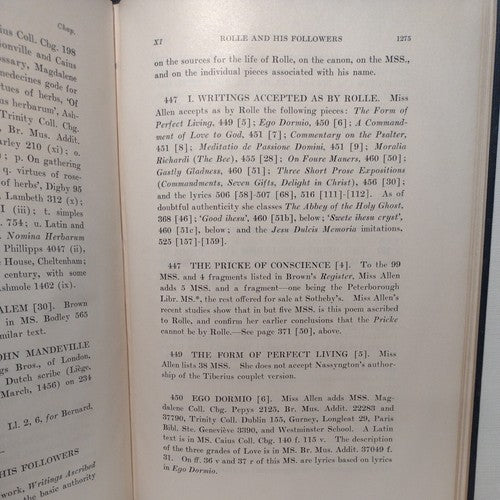 A Manual Of Middle English, 1050-1400 By John Wells -3rd & 4th Supplement  1929