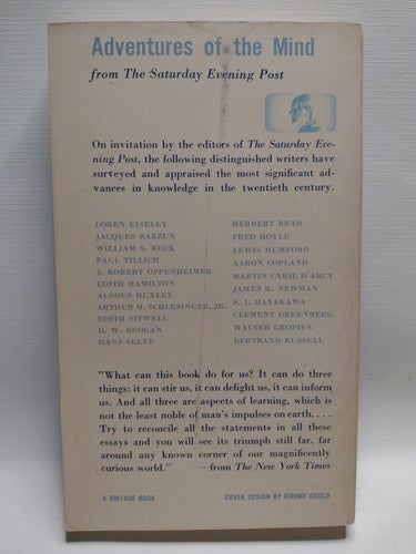 Adventures Of The Mind By Richard Thruelson - PB - 1959 - Vintage Social Science