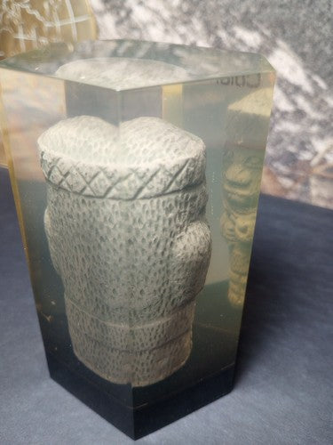 Columbian Figure In Resin