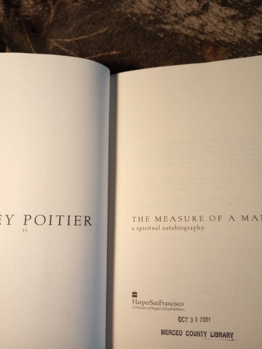 The Measure of a Man : A Spiritual Autobiography by Sidney Poitier (2000,...