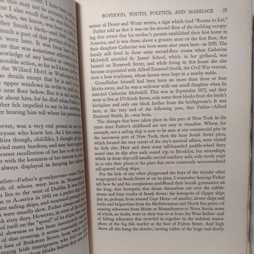 The Happy Warrior: The Story of My Father Alfred Smith by Emily Warner 1956 HC