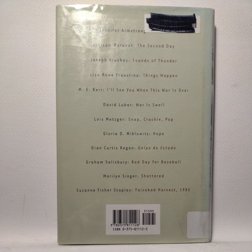 Shattered: Stories of Children and War by Jennifer Armstrong -2002 1st Edition