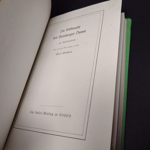 Die Bildwerke des Bamberger Doms by Karl Grober -Hardcover Circa 1950's -German