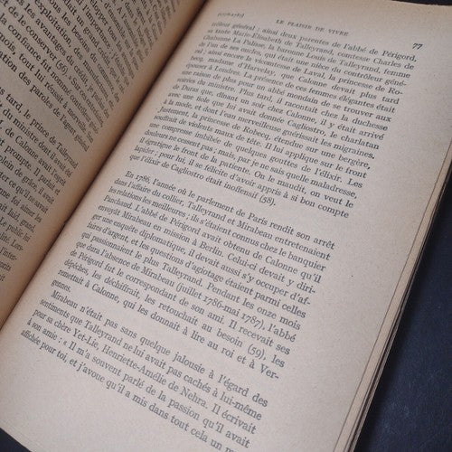 Talleyrand (1754-1838) Tome 1, G. Lacour-Gayet -Paperback -1930 -3rd Printing