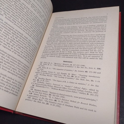 Principles and Procedures of Statistics by Robert G. D. Steel -1960 Hardcover