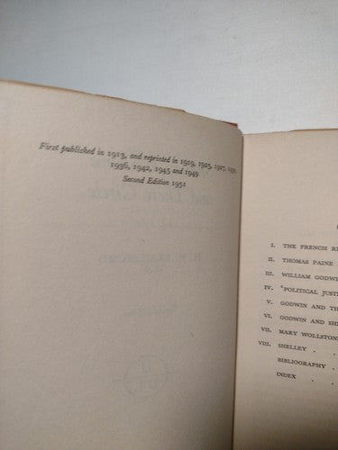 Home University Library: Shelley, Godwin And Their Circle By H. N. Brailsford
