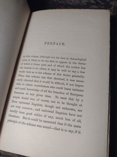 The Flourishing of Romance by George Saintsbury -Hardcover -1907 -Literary Crit