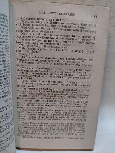 SHIRLEY: A TALE by Charlotte Brontë -1908 -SC -ExLibris -Romace -Classic Lit.
