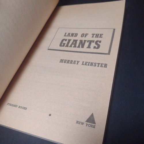 Land of the Giants-TV Series-Paperback By Murray Leinster 1st Print 1968 Pyramid